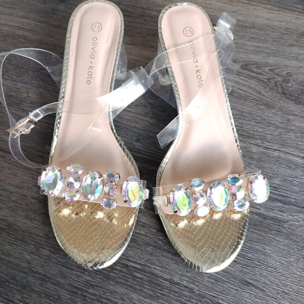 Olivia & Kate Jeweled Heels